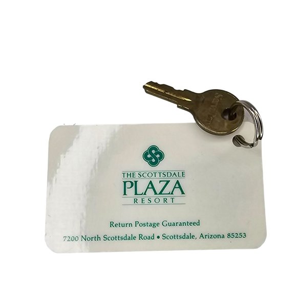 Vintage Scottsdale Plaza Resort Hotel Servibar Key Fob - Picture 6 of 6